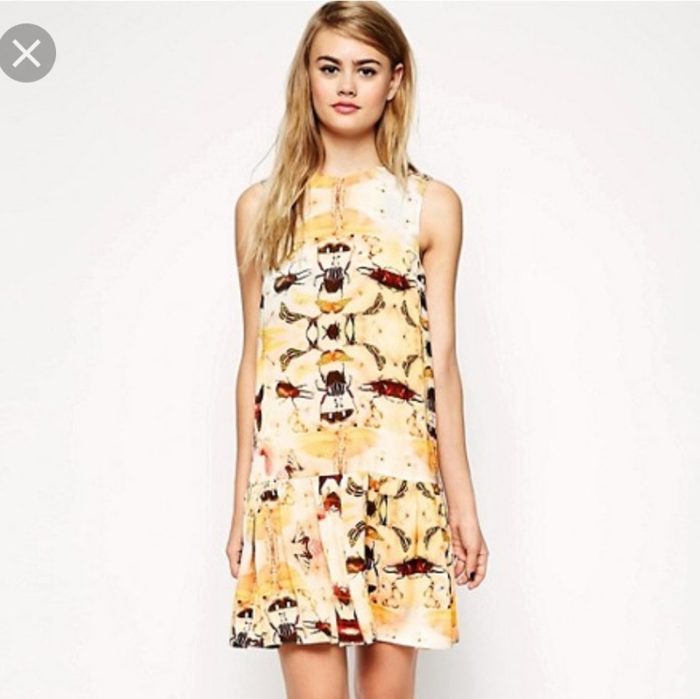 OUT OF STOCK

ASOS Digital Insect Peplum Hem Dress